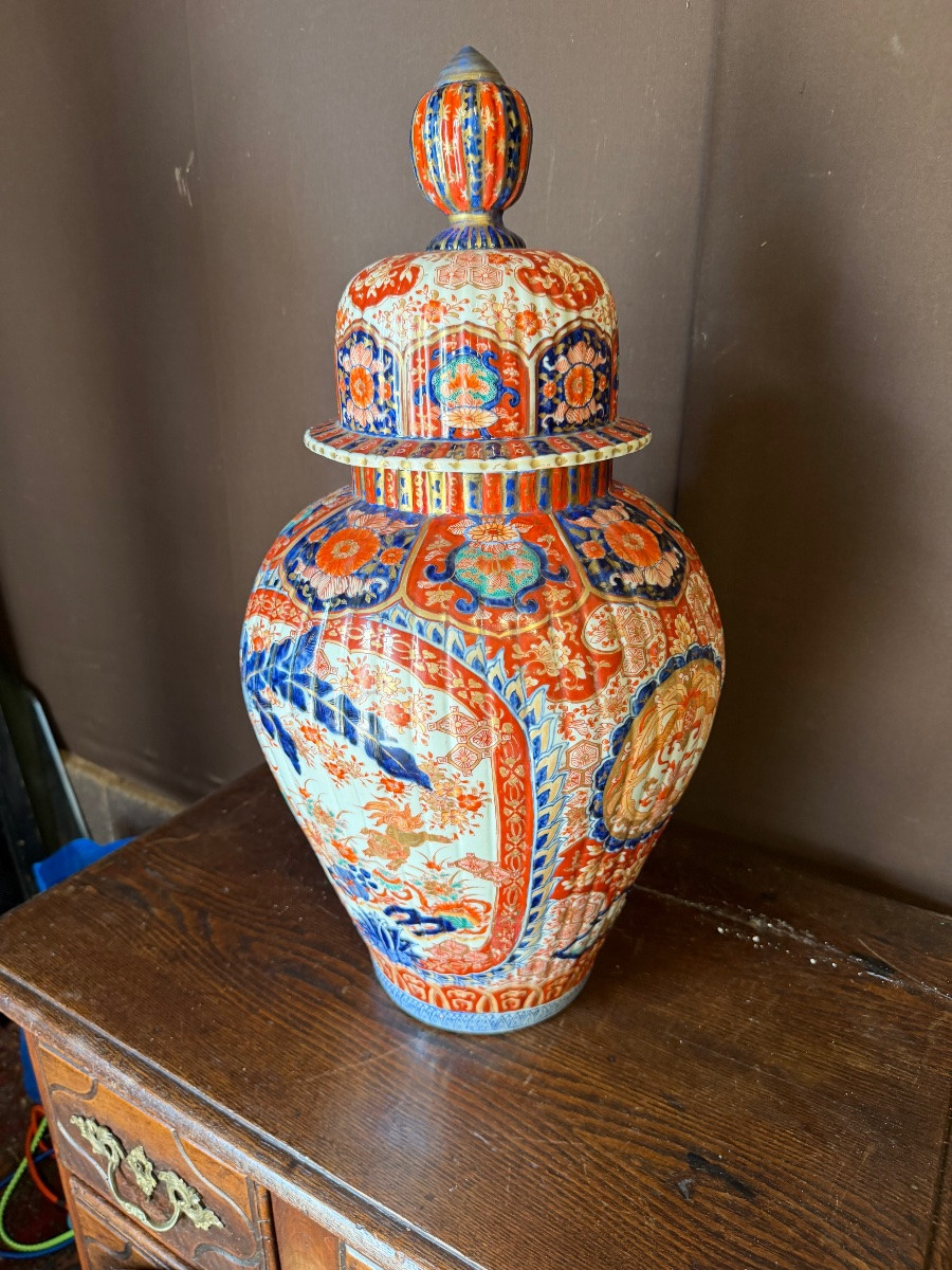 Importante potiche couverte imari -photo-2