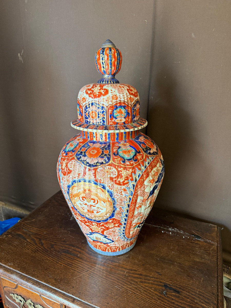 Importante potiche couverte imari -photo-3
