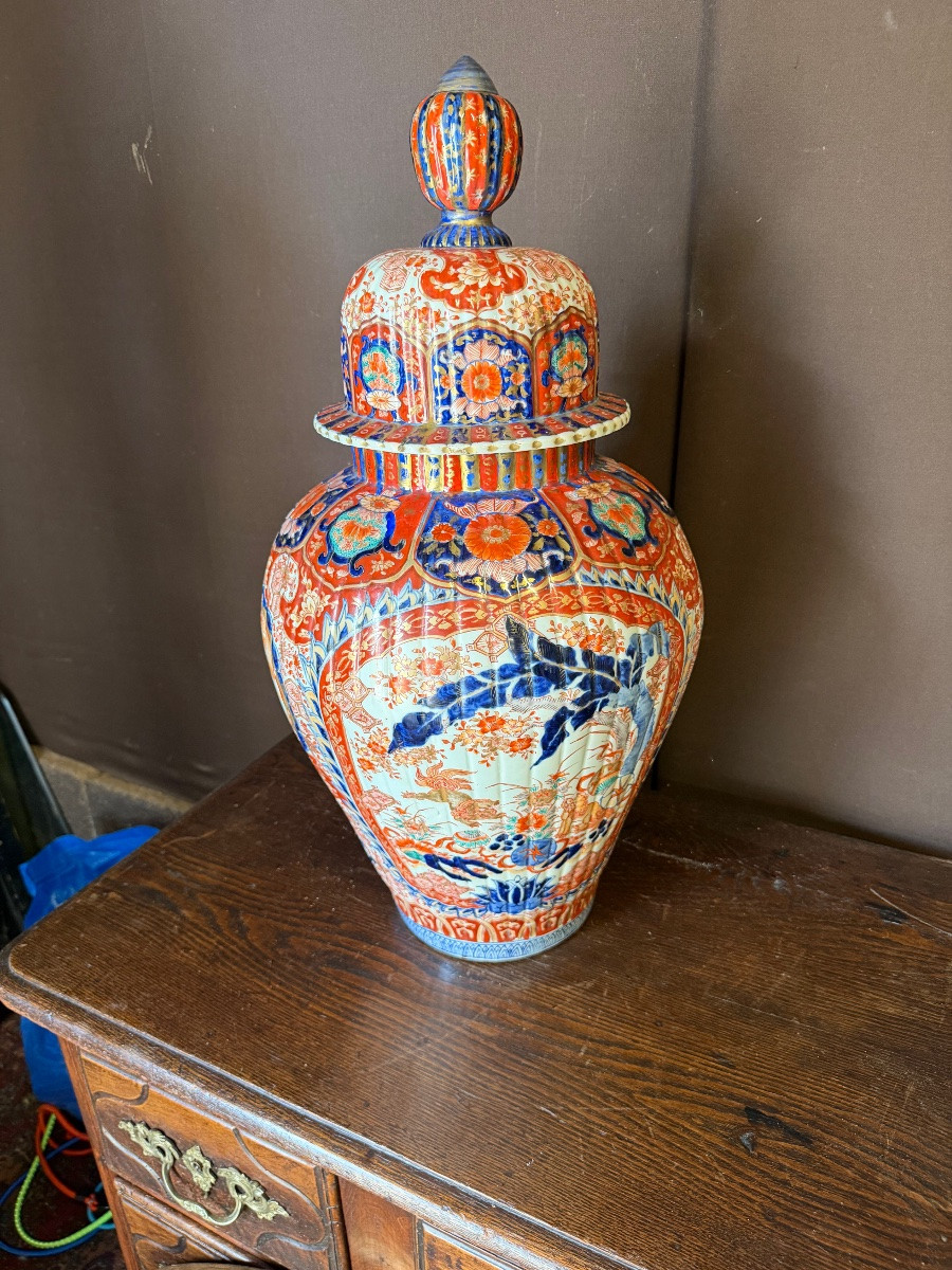 Importante potiche couverte imari -photo-4