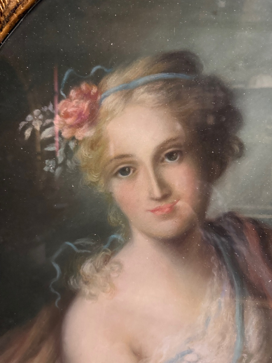 Pastel Of A Young Girl-photo-2
