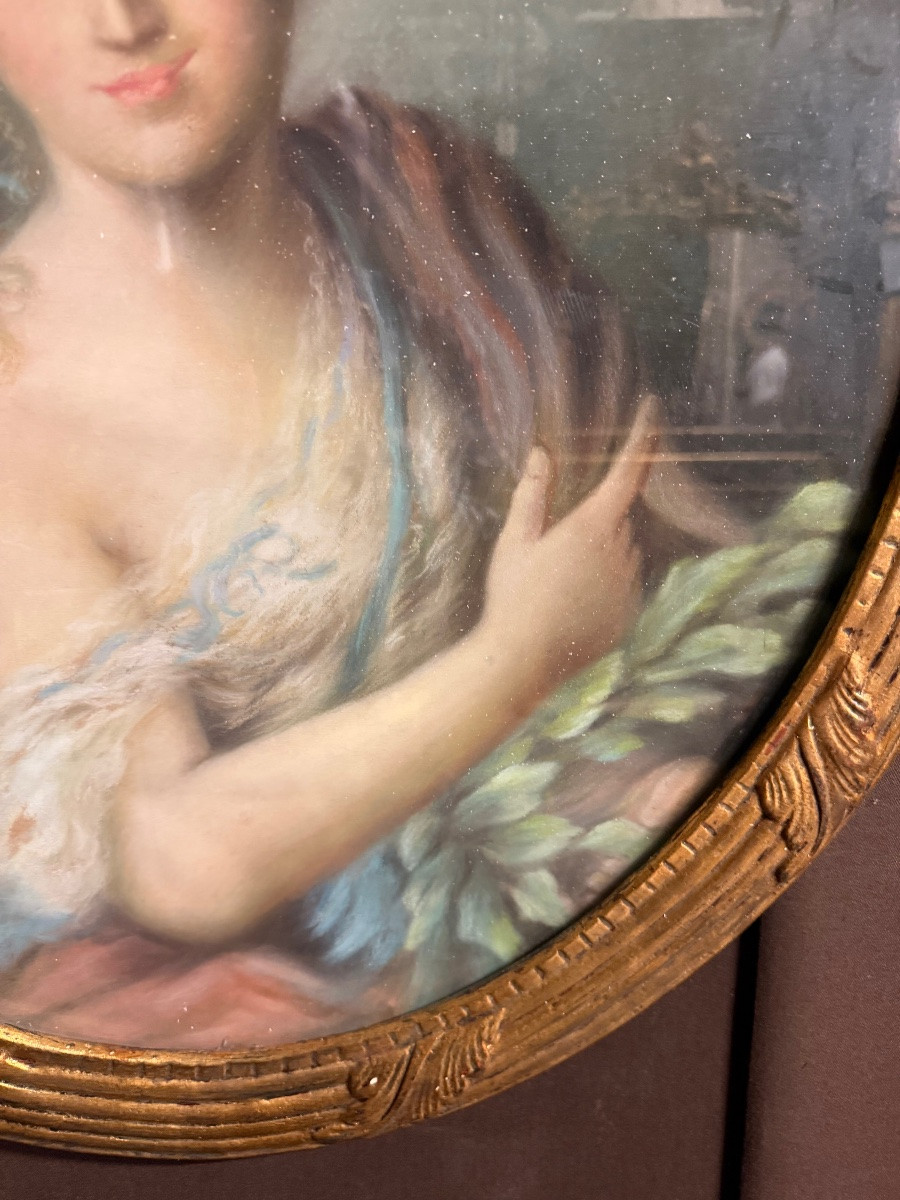 Pastel Of A Young Girl-photo-3