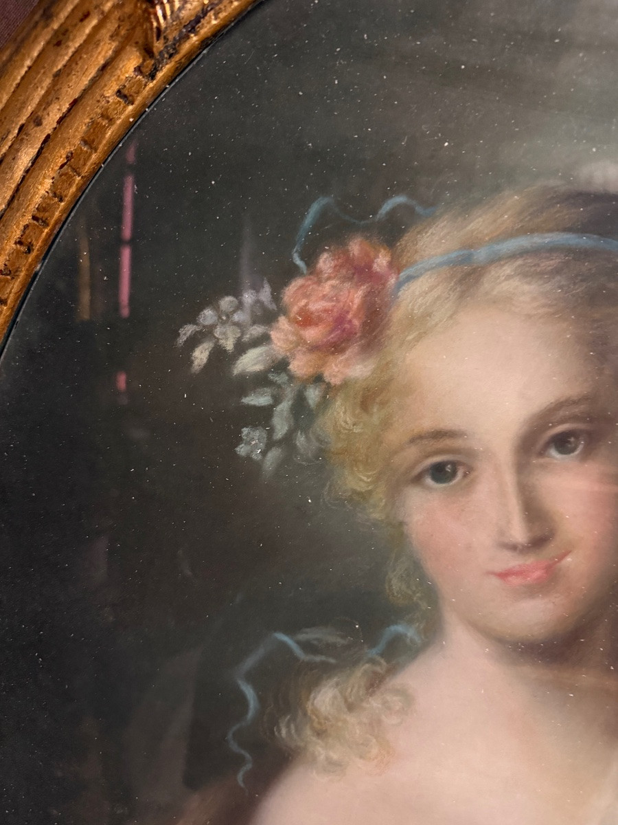 Pastel Of A Young Girl-photo-1
