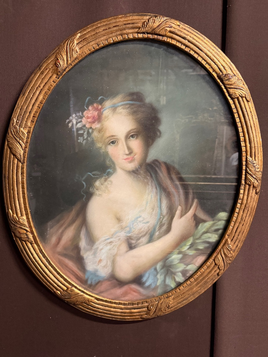 Pastel Of A Young Girl