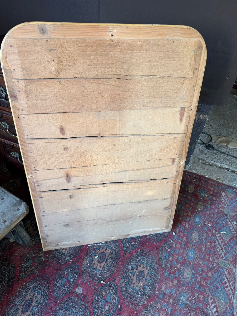 Miroir bois doré Louis Philippe -photo-3