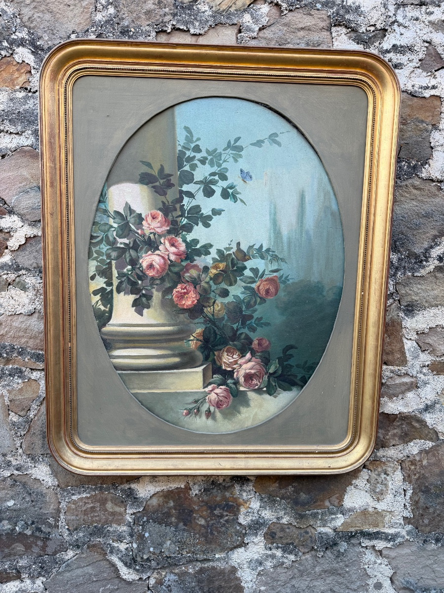 XIXth Century Flower Painting