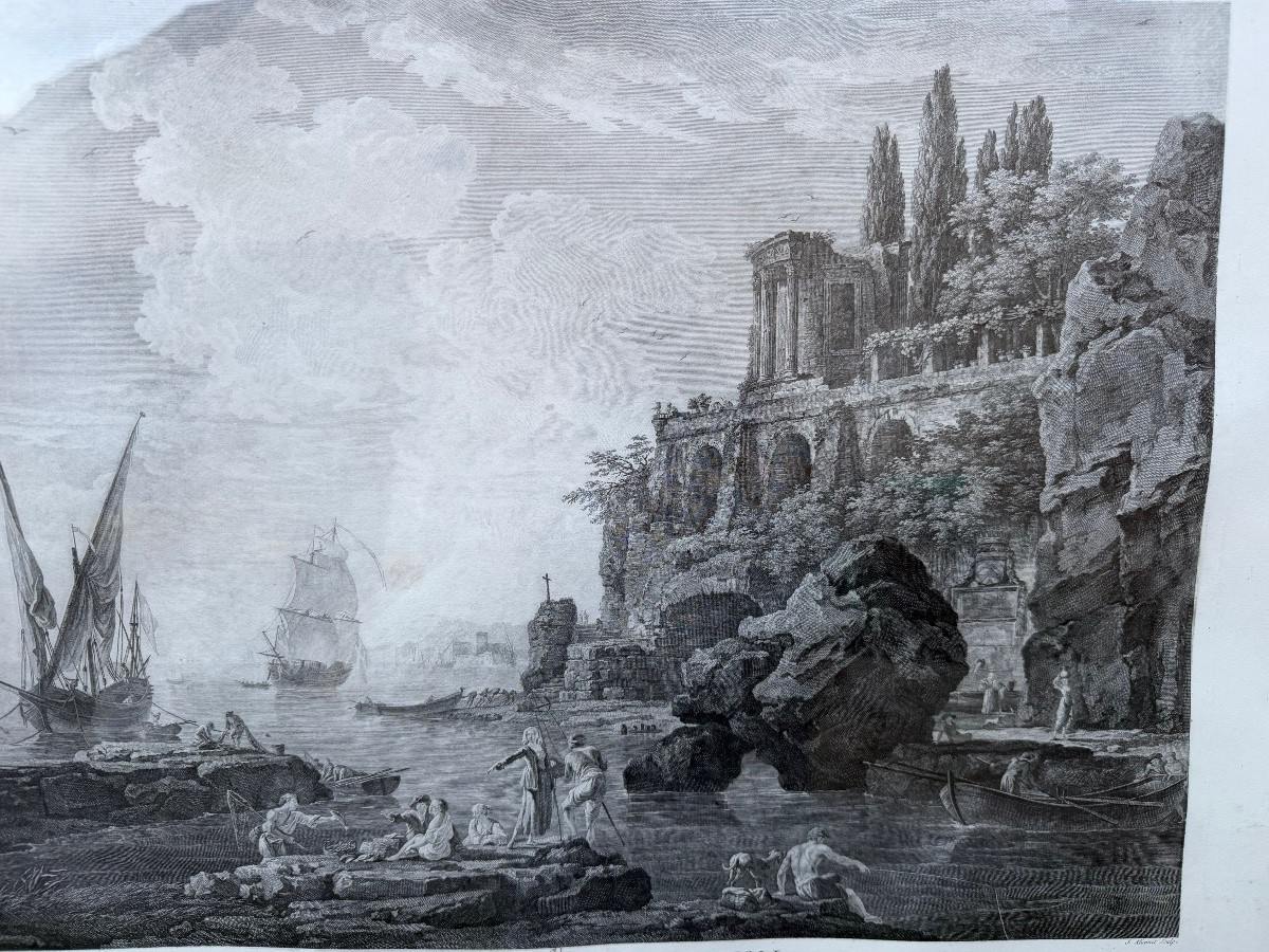 Paire de gravures fin XIXe -photo-3