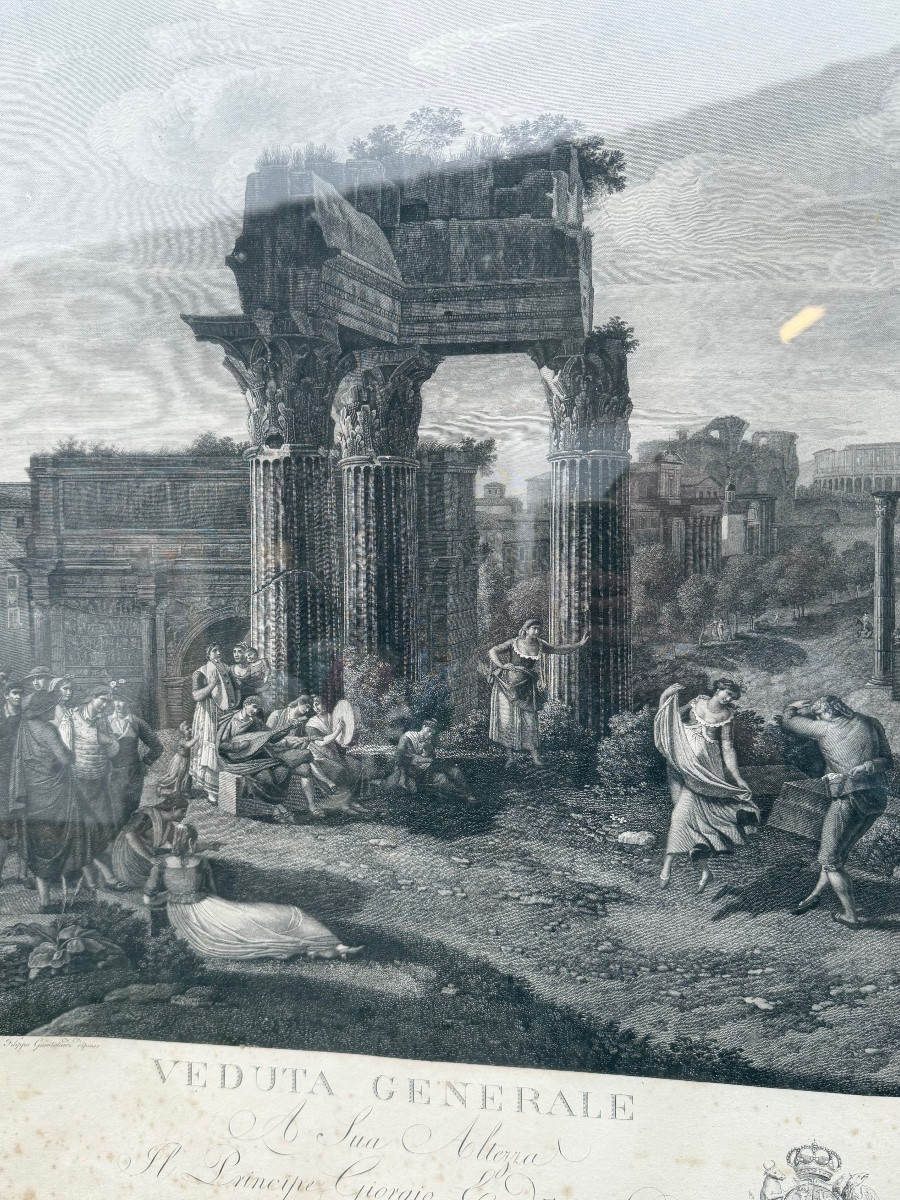 Gravure italienne XIXe -photo-4
