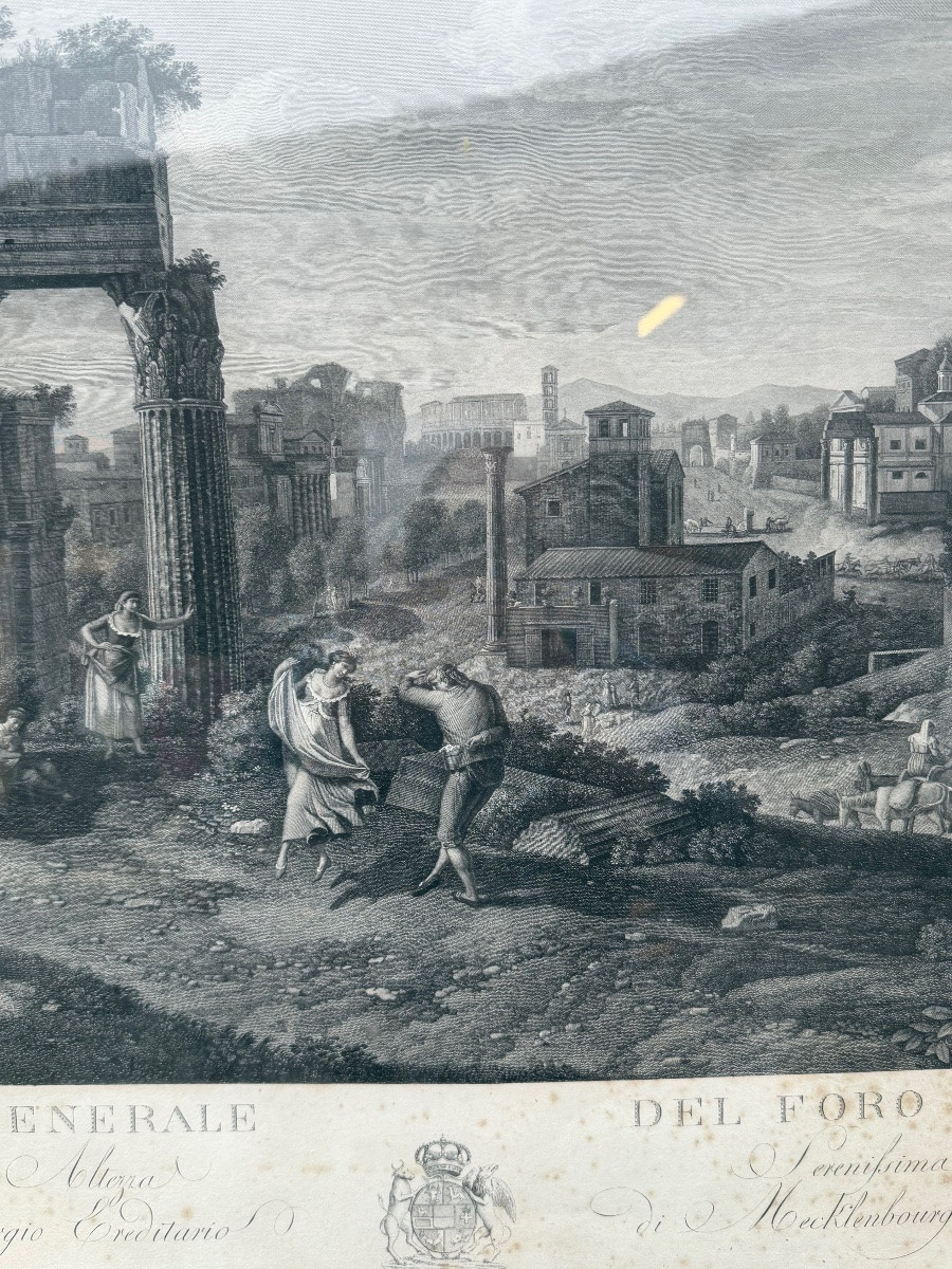 Gravure italienne XIXe -photo-1