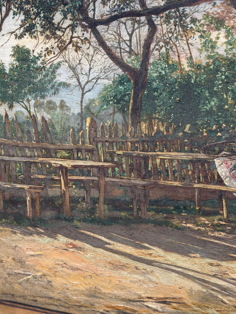 Félix Haffner le retour de chasse 170/150cm-photo-3