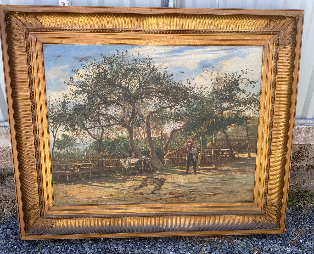 Félix Haffner le retour de chasse 170/150cm