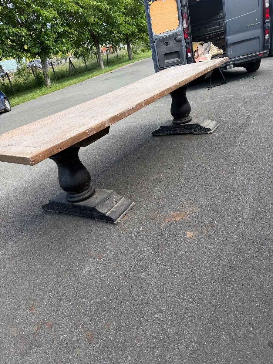 Large Dining Table In The Haute Epoque Style-photo-2
