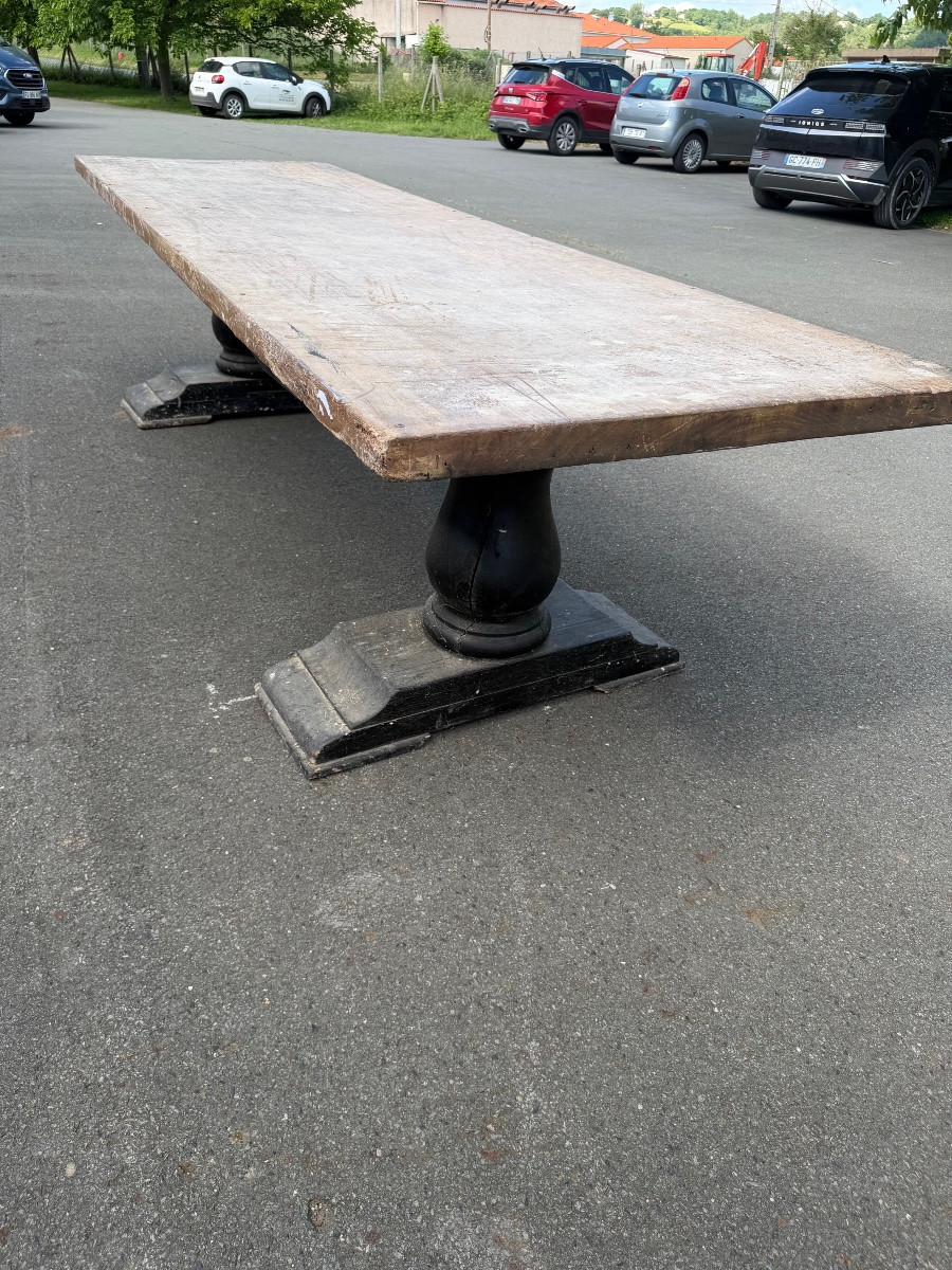 Large Dining Table In The Haute Epoque Style-photo-3