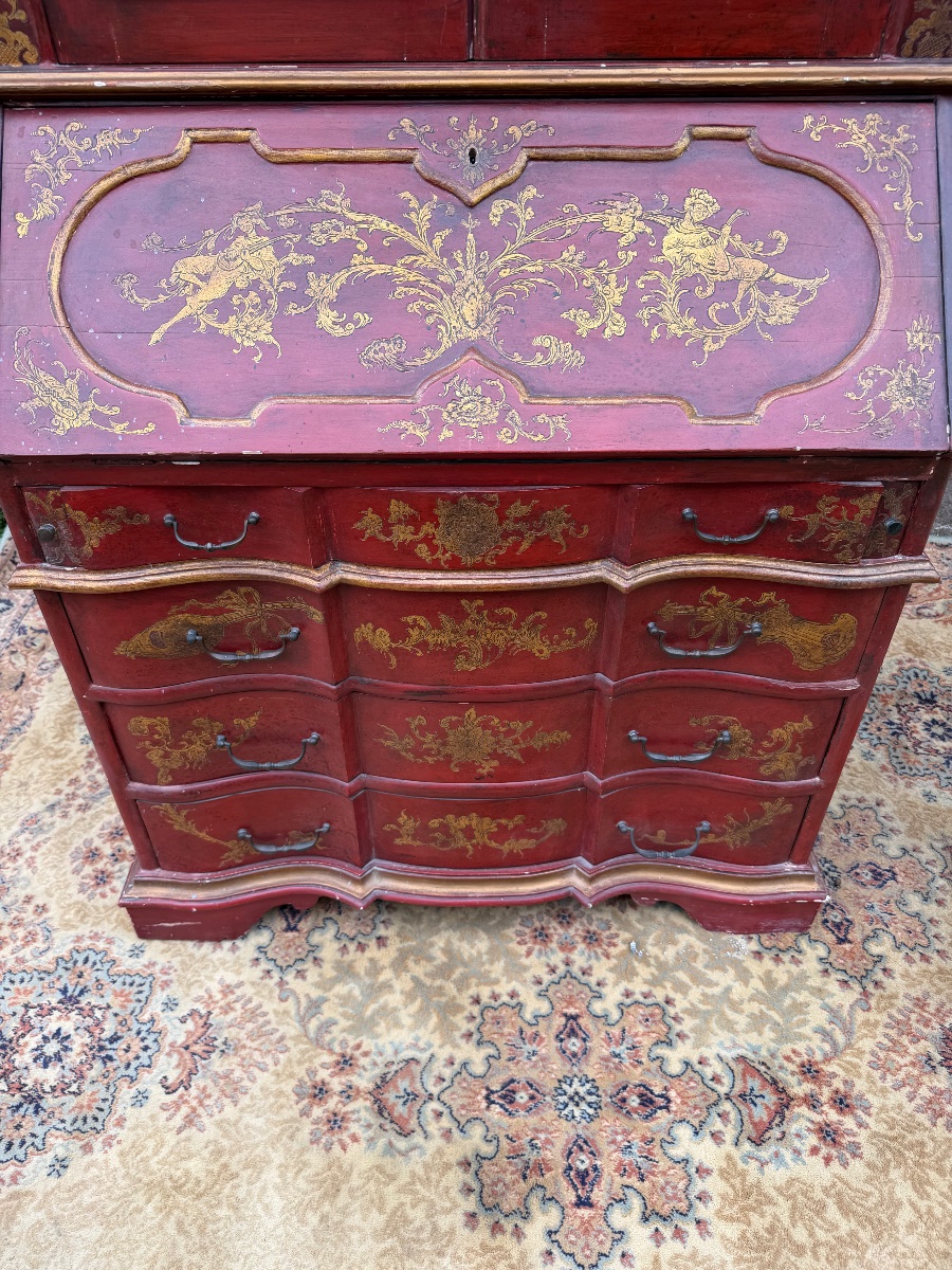 Scriban Two-body Painted Chinese Decor-photo-2