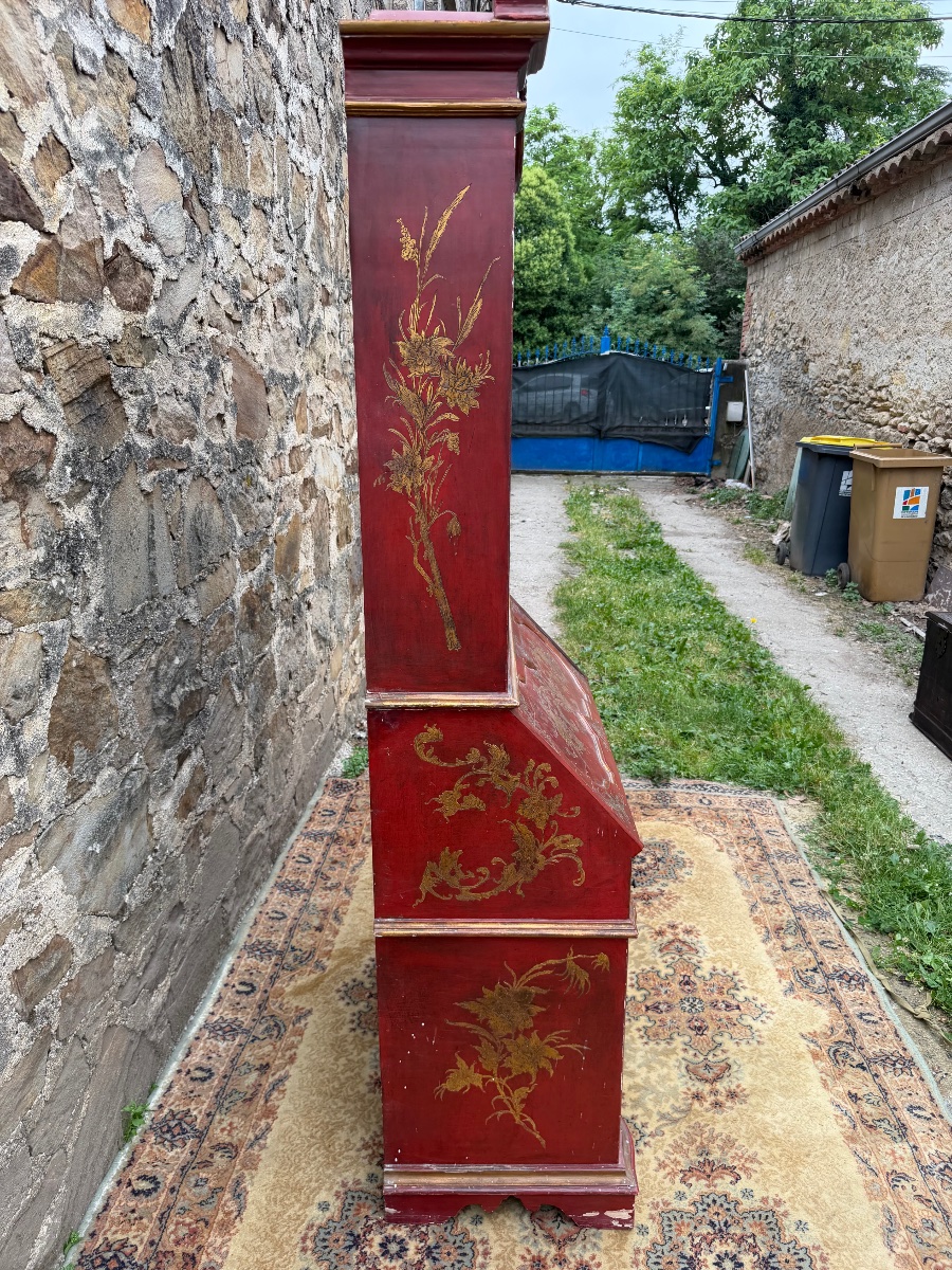 Scriban Two-body Painted Chinese Decor-photo-5
