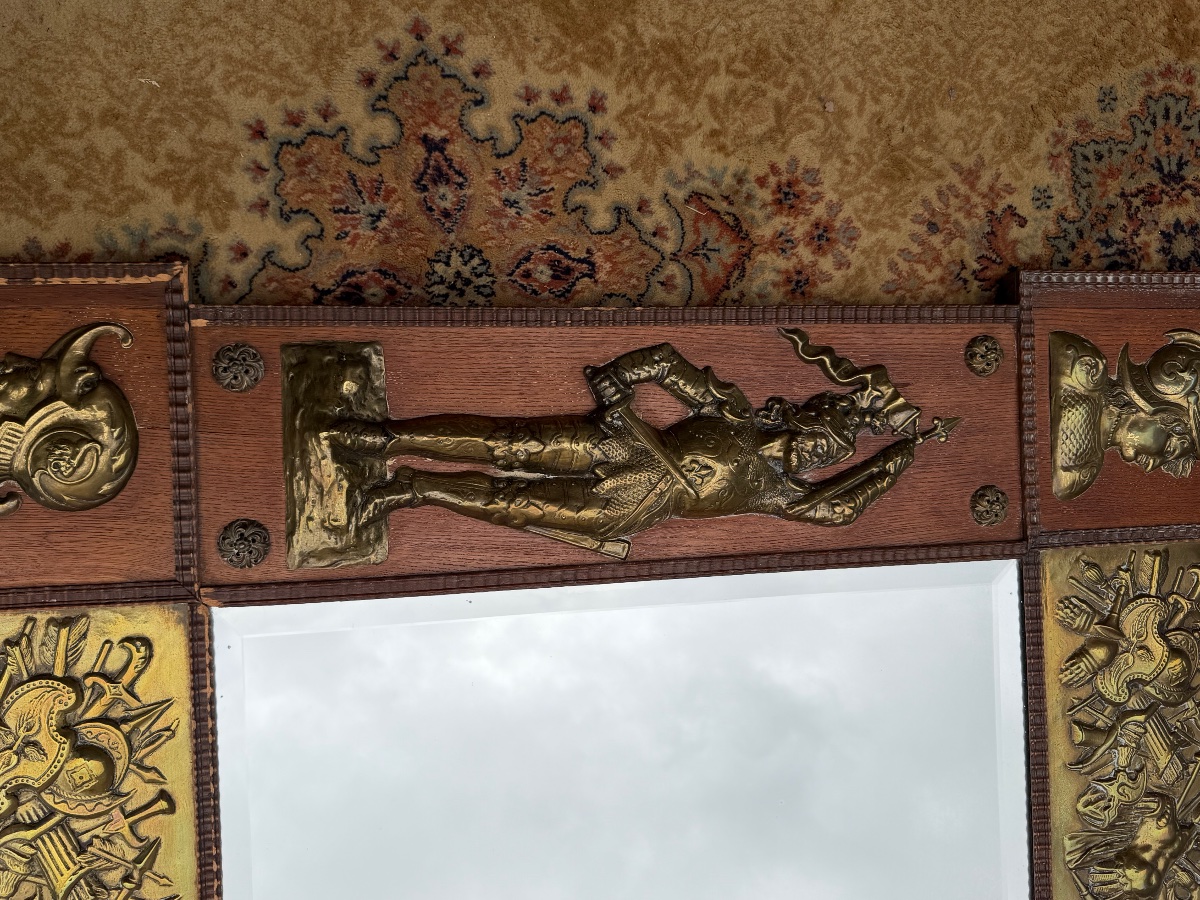 Large Renaissance-style Mirror (151 Cm)-photo-2