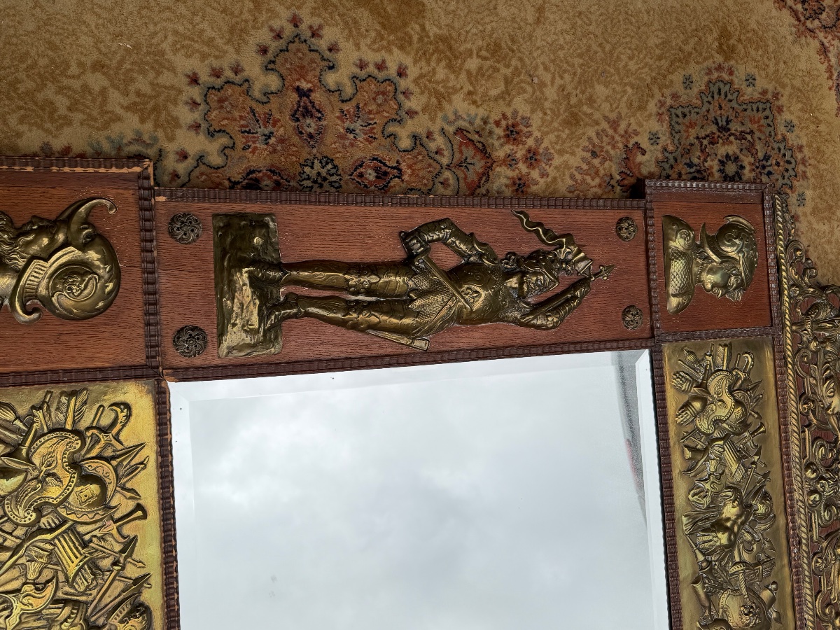 Large Renaissance-style Mirror (151 Cm)-photo-3