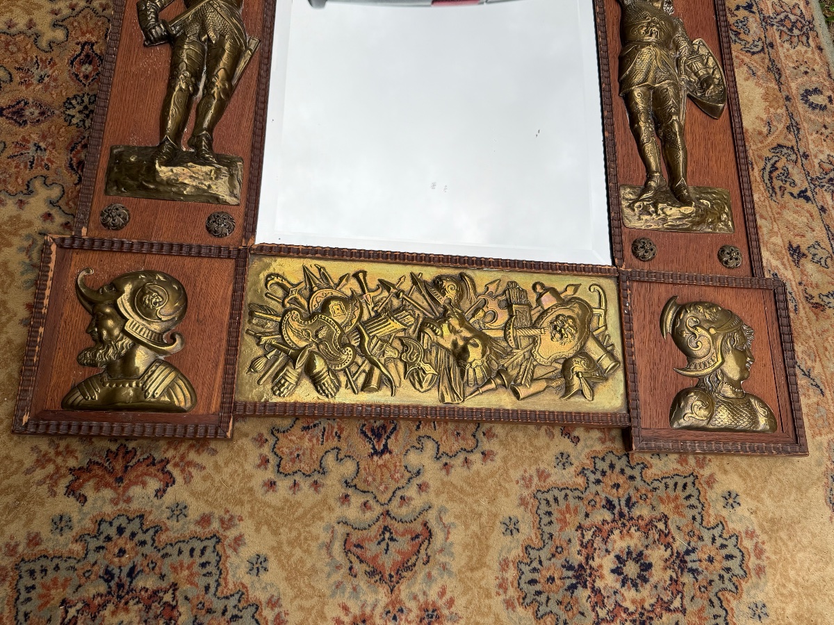 Large Renaissance-style Mirror (151 Cm)-photo-2