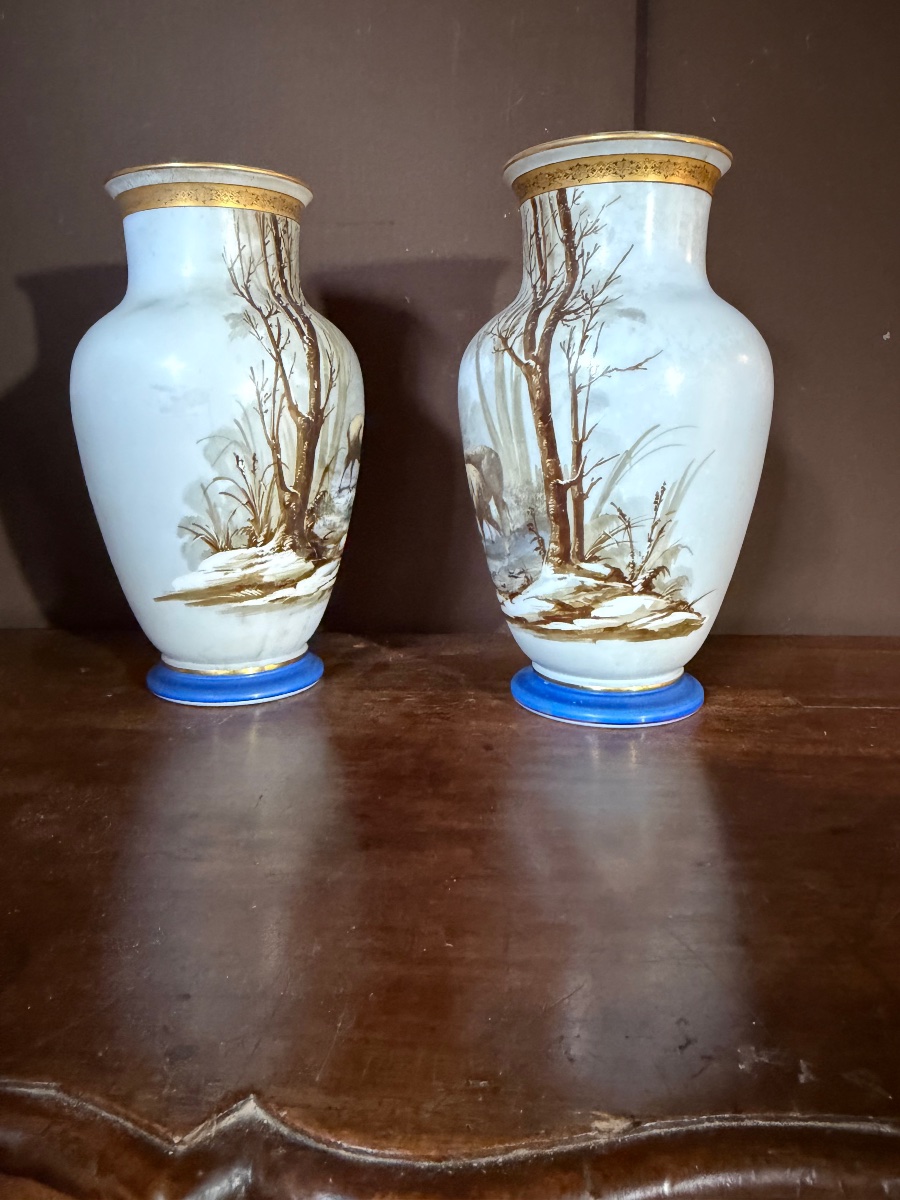 Pair Of Opaline Vases-photo-1
