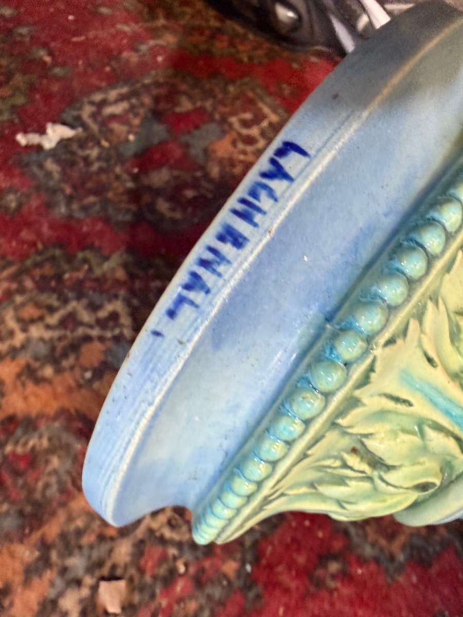 Edmond Lachenal (1855-1948) Large Art Nouveau Ewer-photo-6
