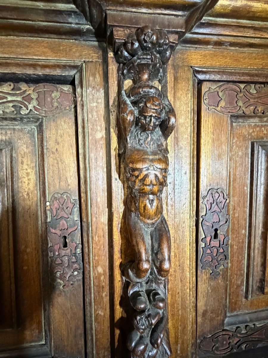 Importante crédence de style renaissance -photo-6