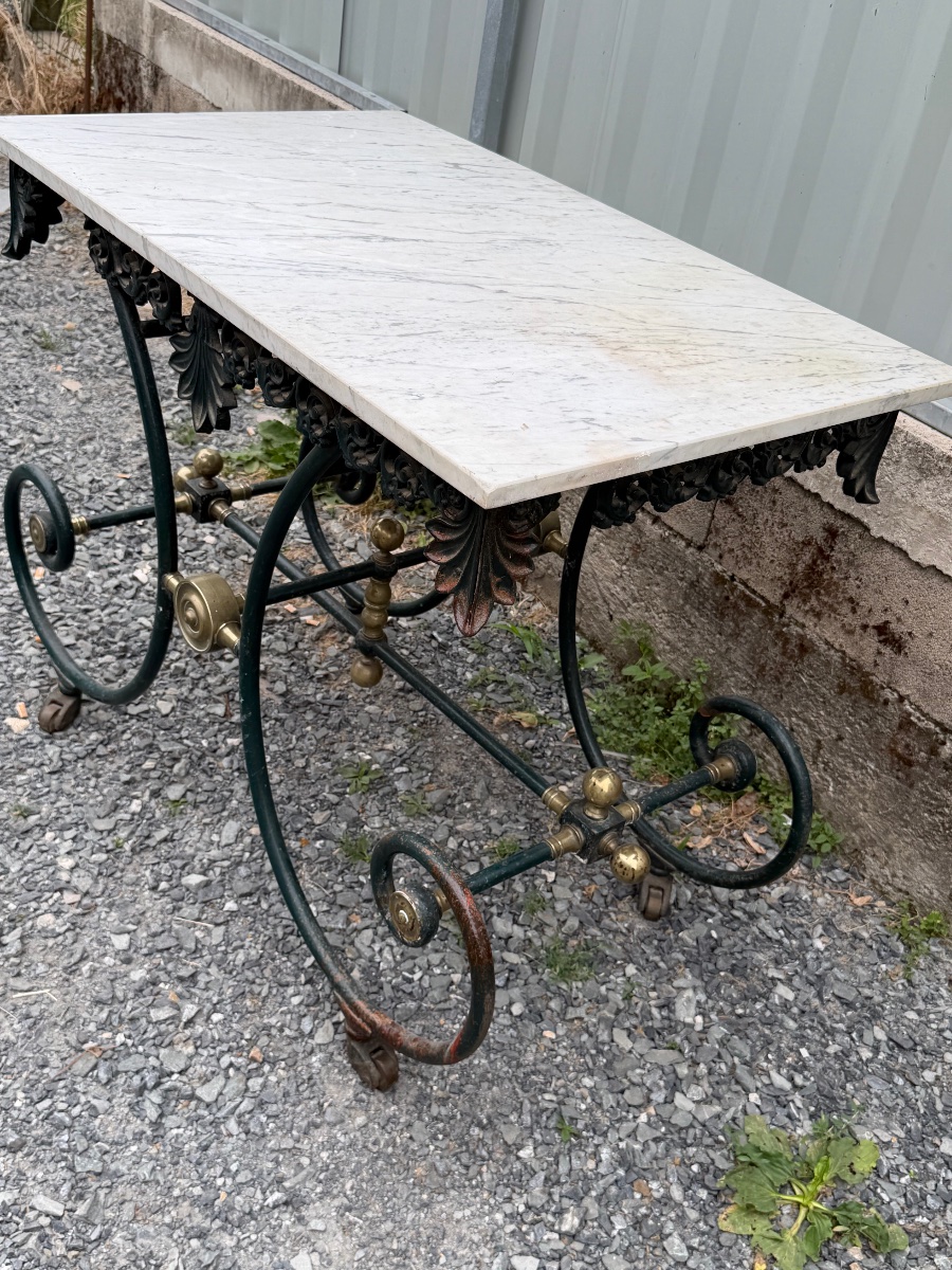 Table de boucher en fonte XIXe -photo-4