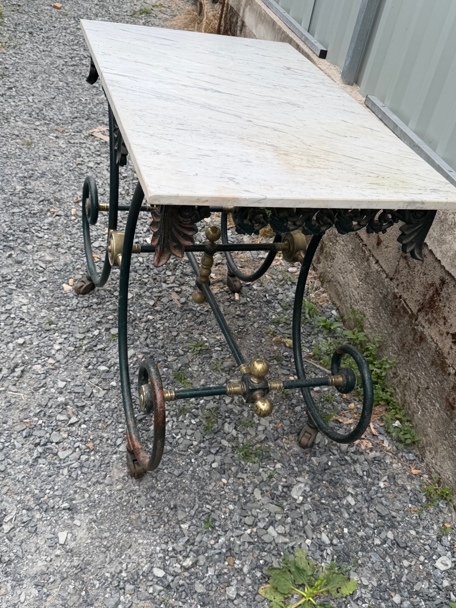 Table de boucher en fonte XIXe -photo-5