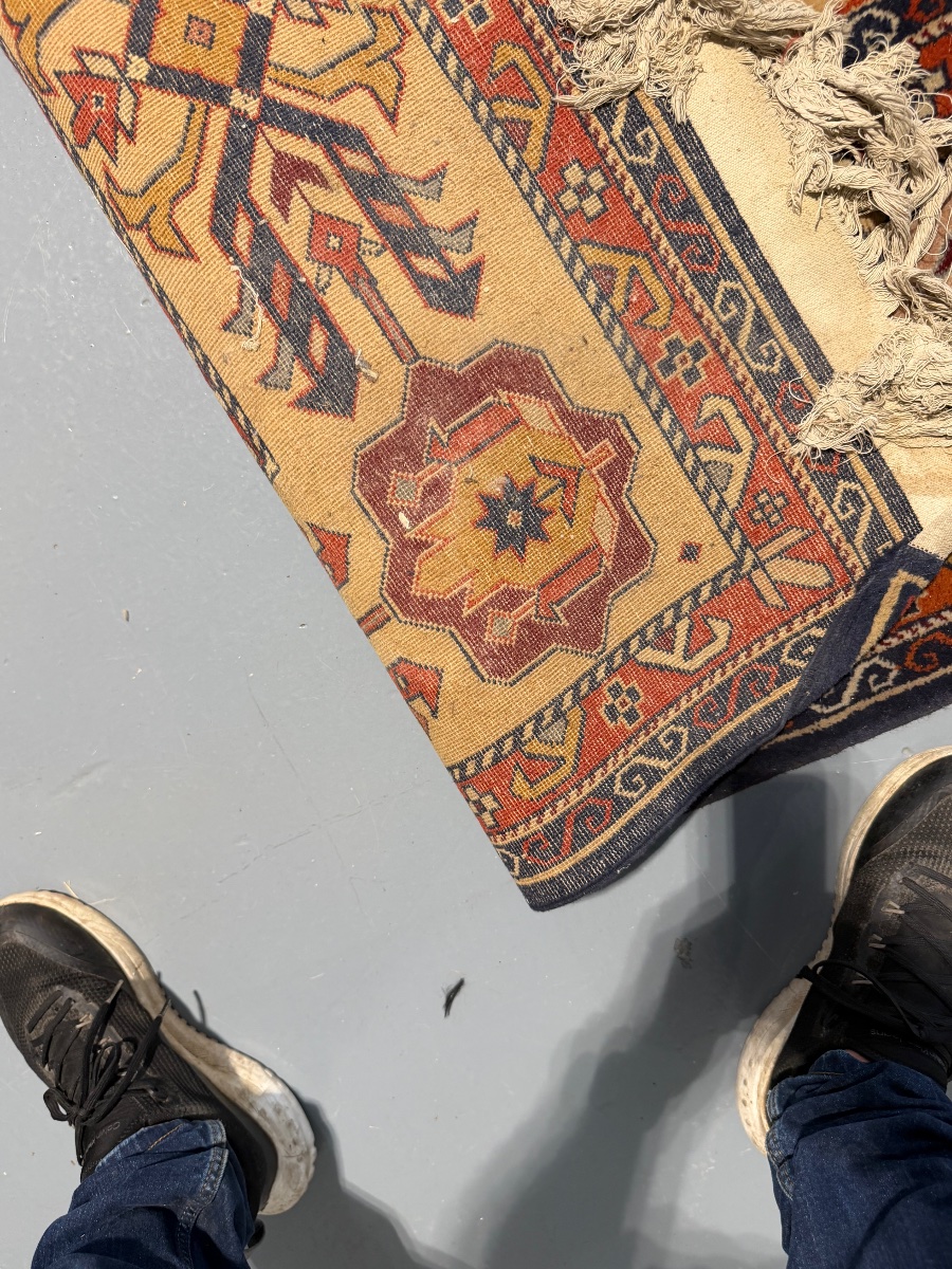 Important Handmade Wool Oriental Rug (400/320)-photo-6