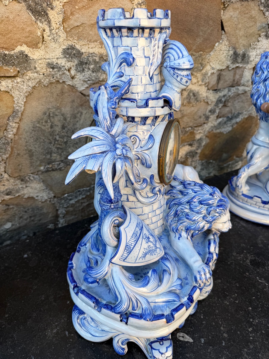 Large Fireplace Mantelpiece From Saint-clément By Gallé -photo-2