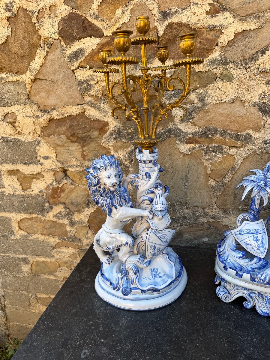 Large Fireplace Mantelpiece From Saint-clément By Gallé -photo-6