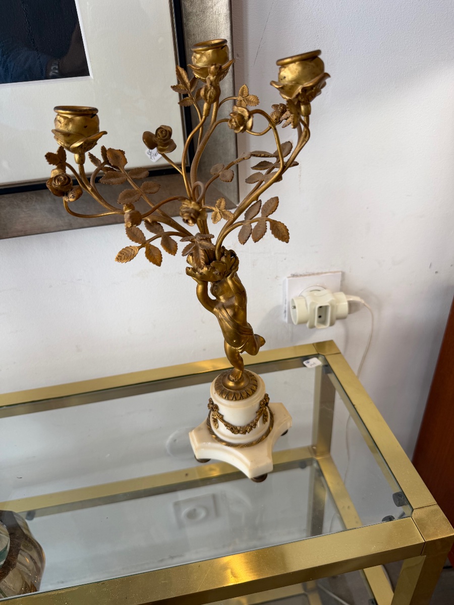 Louis XVI-style Mantelpiece -photo-4