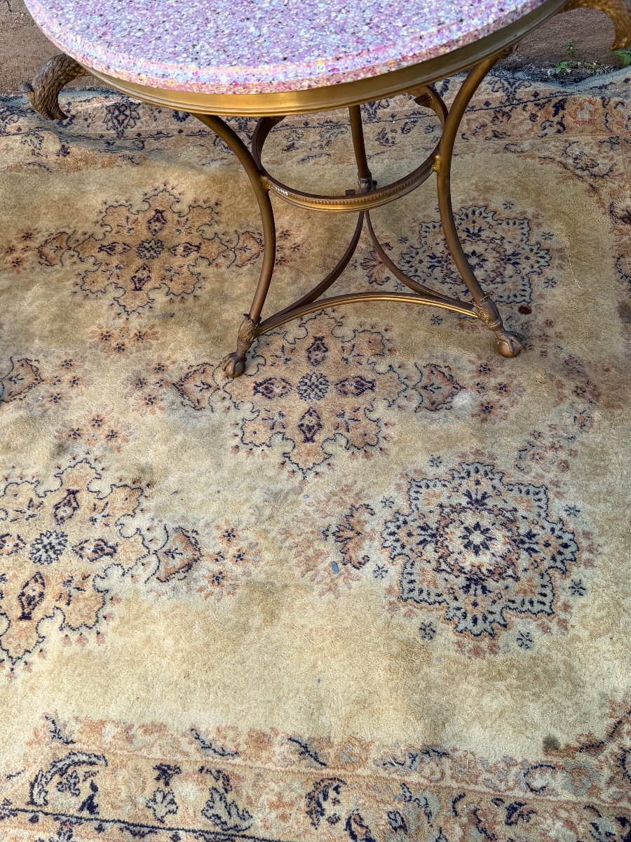 Pair Of 19th-century Bronze Pedestal Tables -photo-6