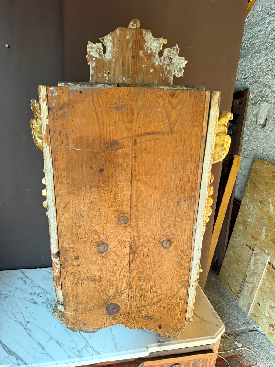 Important tabernacle espagnol en bois doré du xviiiem -photo-1