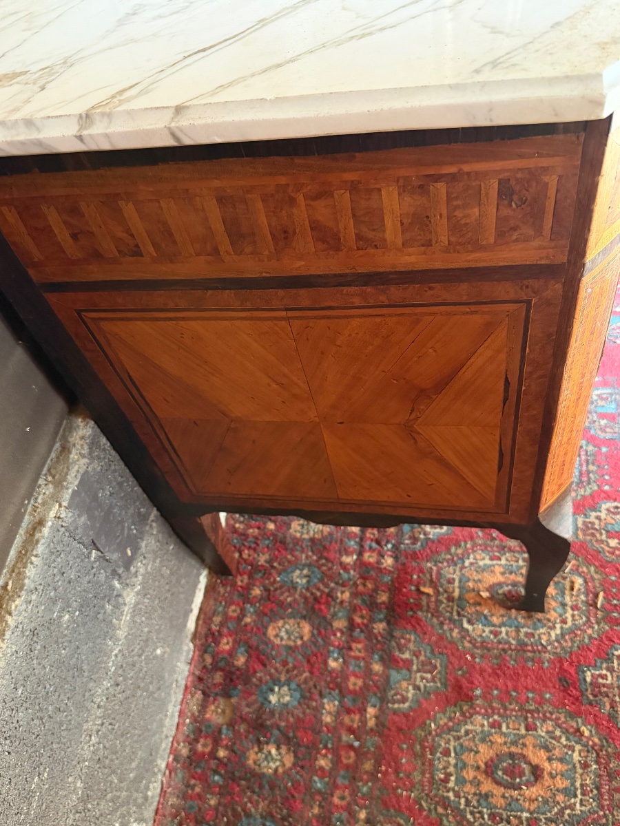 Transitional Louis XVI Chest Of Drawers -photo-6