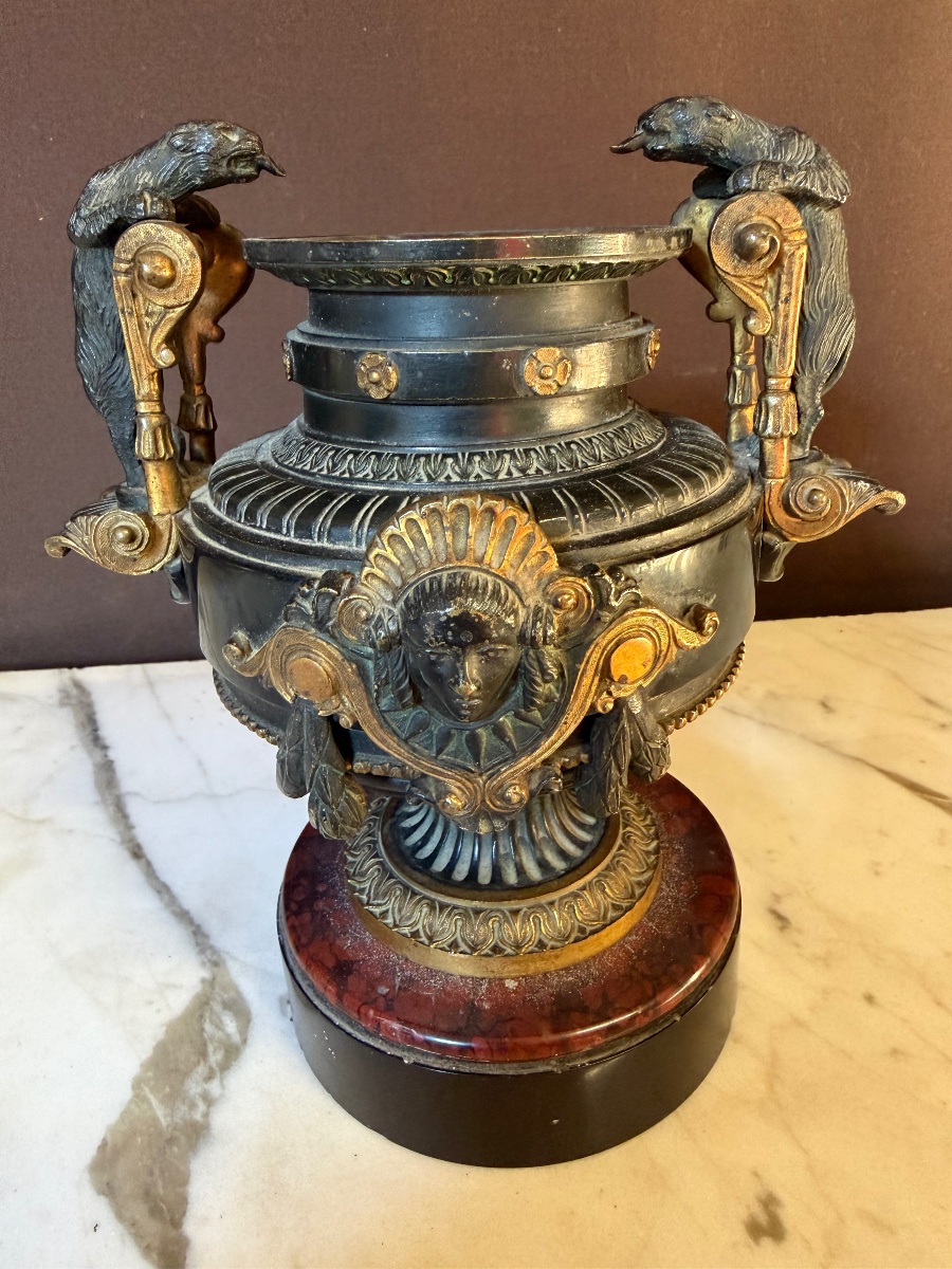 Coupe en bronze Napoléon III 