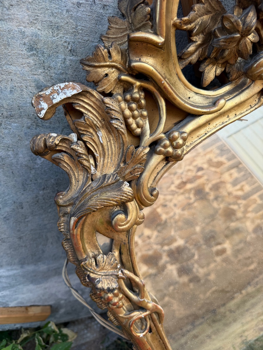 Miroir provençal d’époque Louis XV -photo-2
