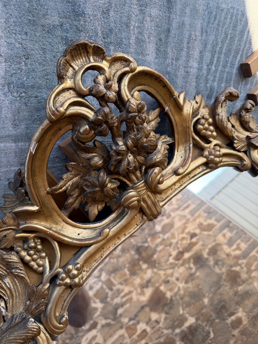 Miroir provençal d’époque Louis XV -photo-3