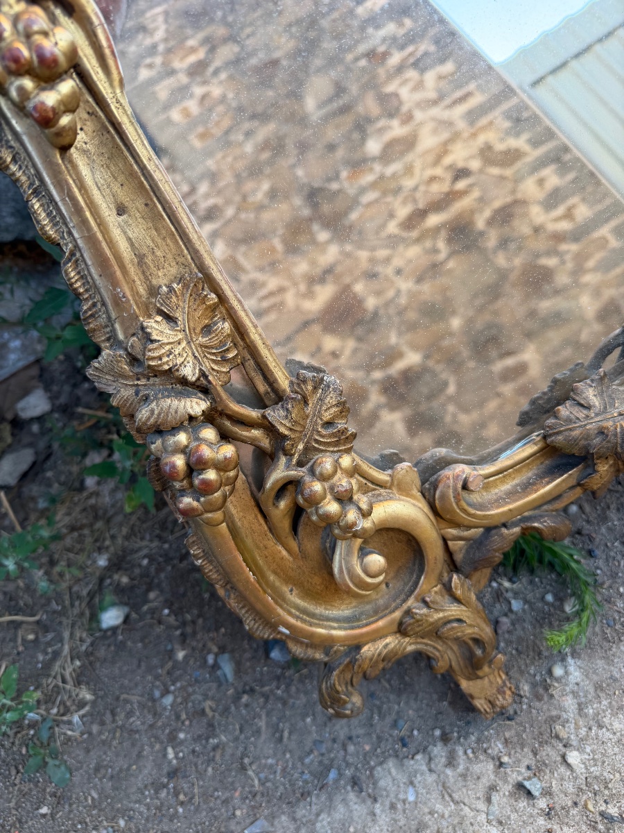 Miroir provençal d’époque Louis XV -photo-4