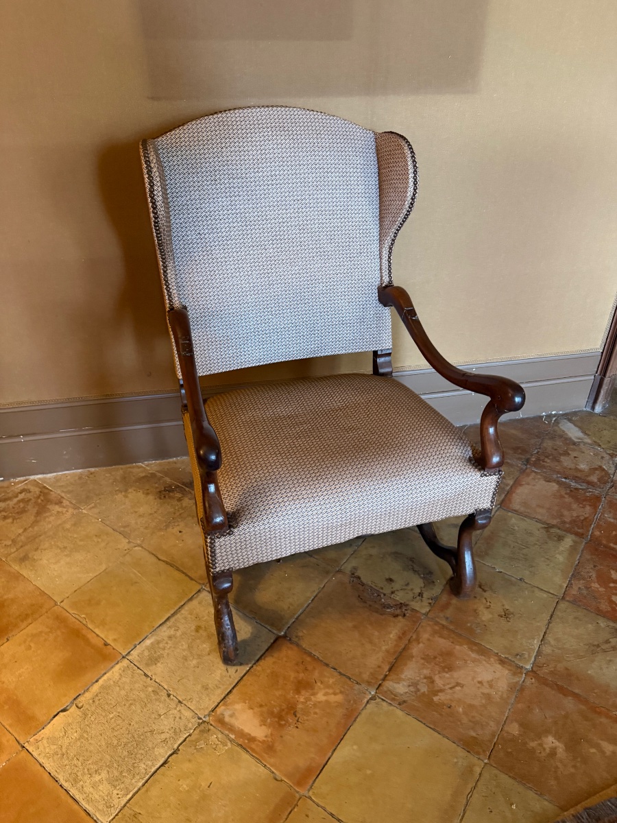 Louis XIV-era Wingback Chair 