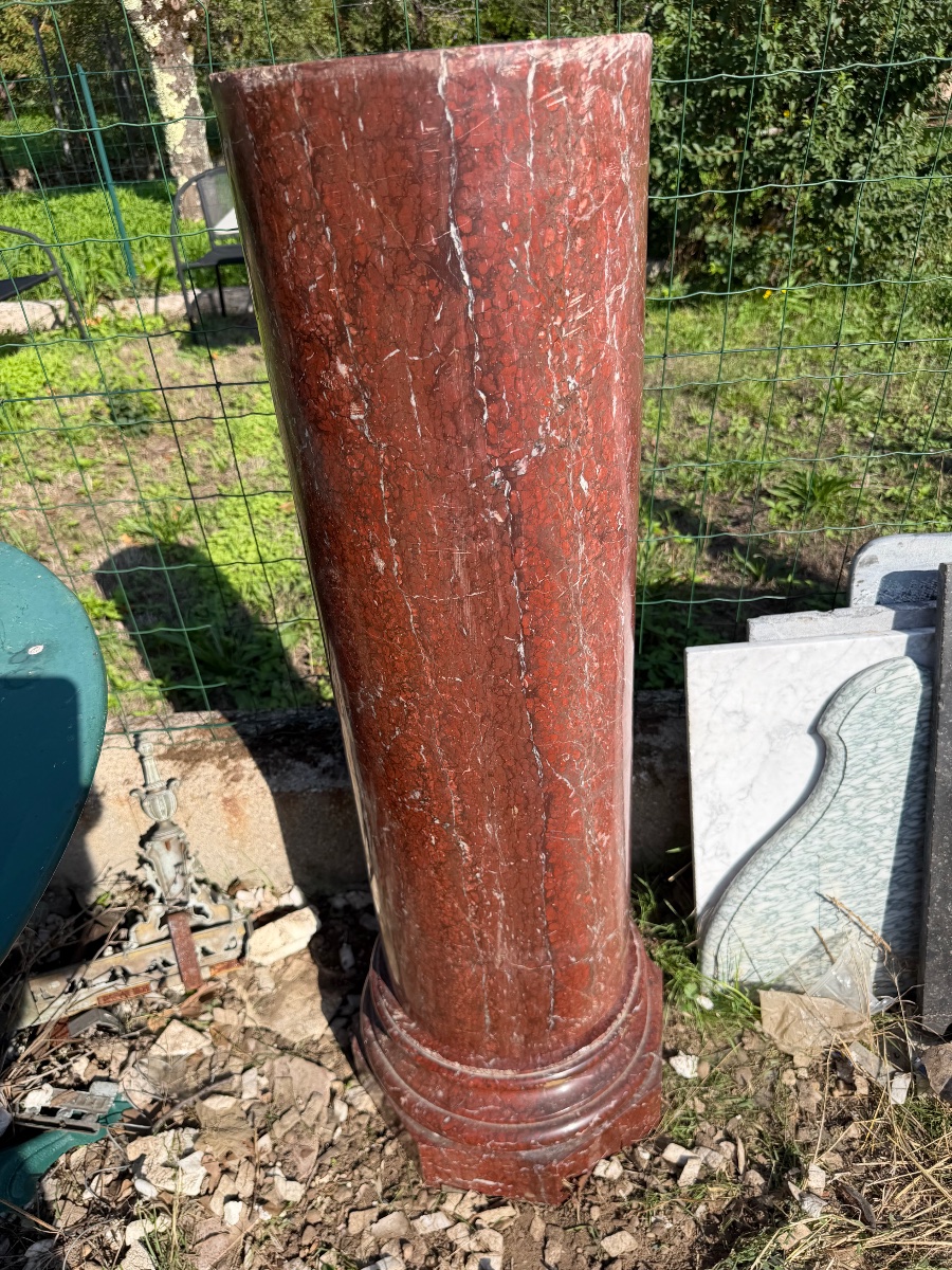 Red Marble Column -photo-1
