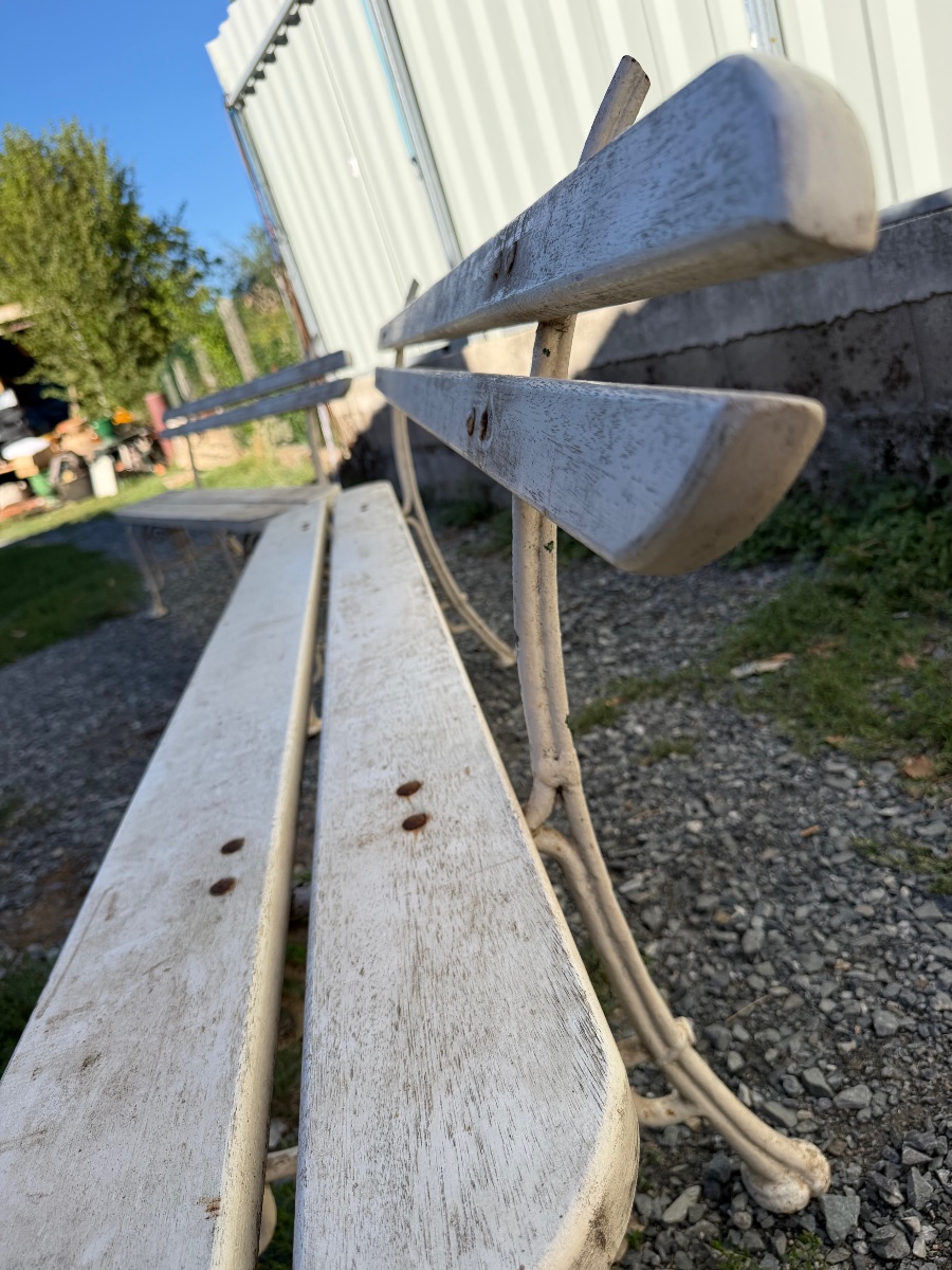 Pair Of Garden Benches -photo-1