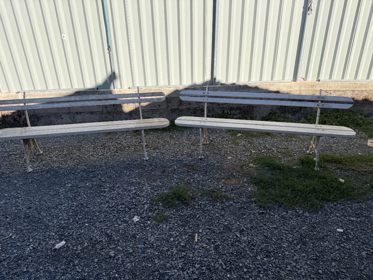 Pair Of Garden Benches 