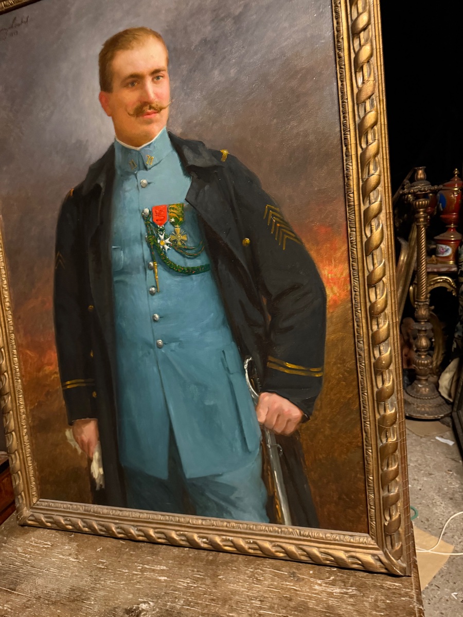 Henri Loubat (1855-1926). Portrait d’officier de la première guerre mondiale -photo-2