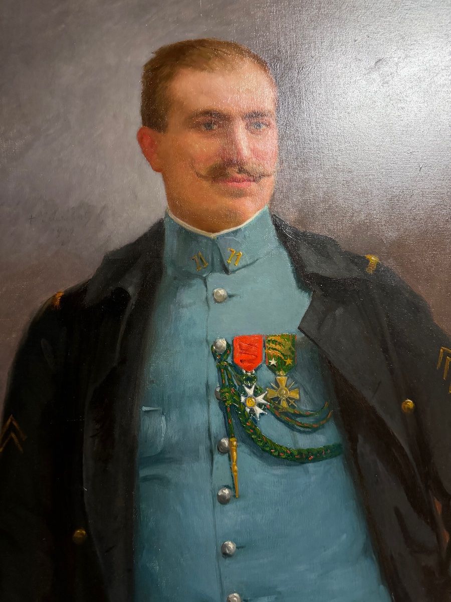 Henri Loubat (1855-1926). Portrait d’officier de la première guerre mondiale -photo-3