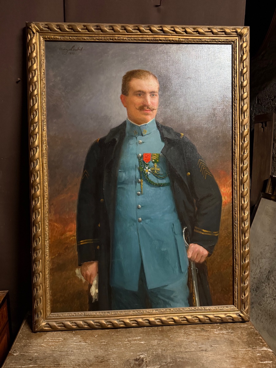 Henri Loubat (1855-1926). Portrait d’officier de la première guerre mondiale 