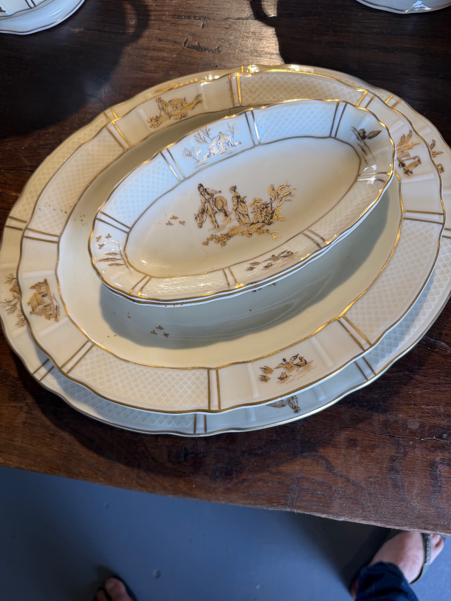 Important service en porcelaine de limoges bernardaud 72 pièces -photo-5