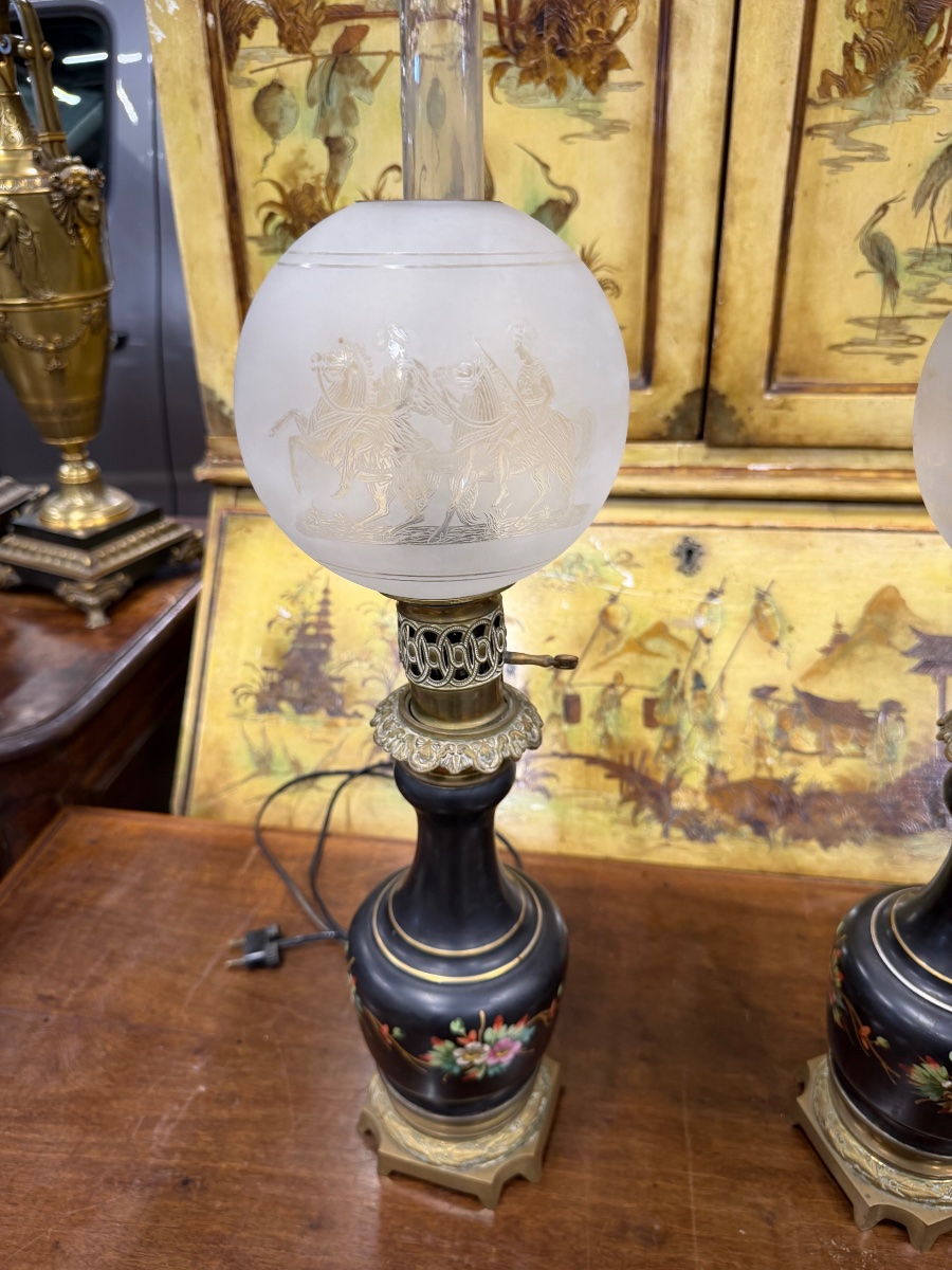 Paire de lampes Napoléon III -photo-3