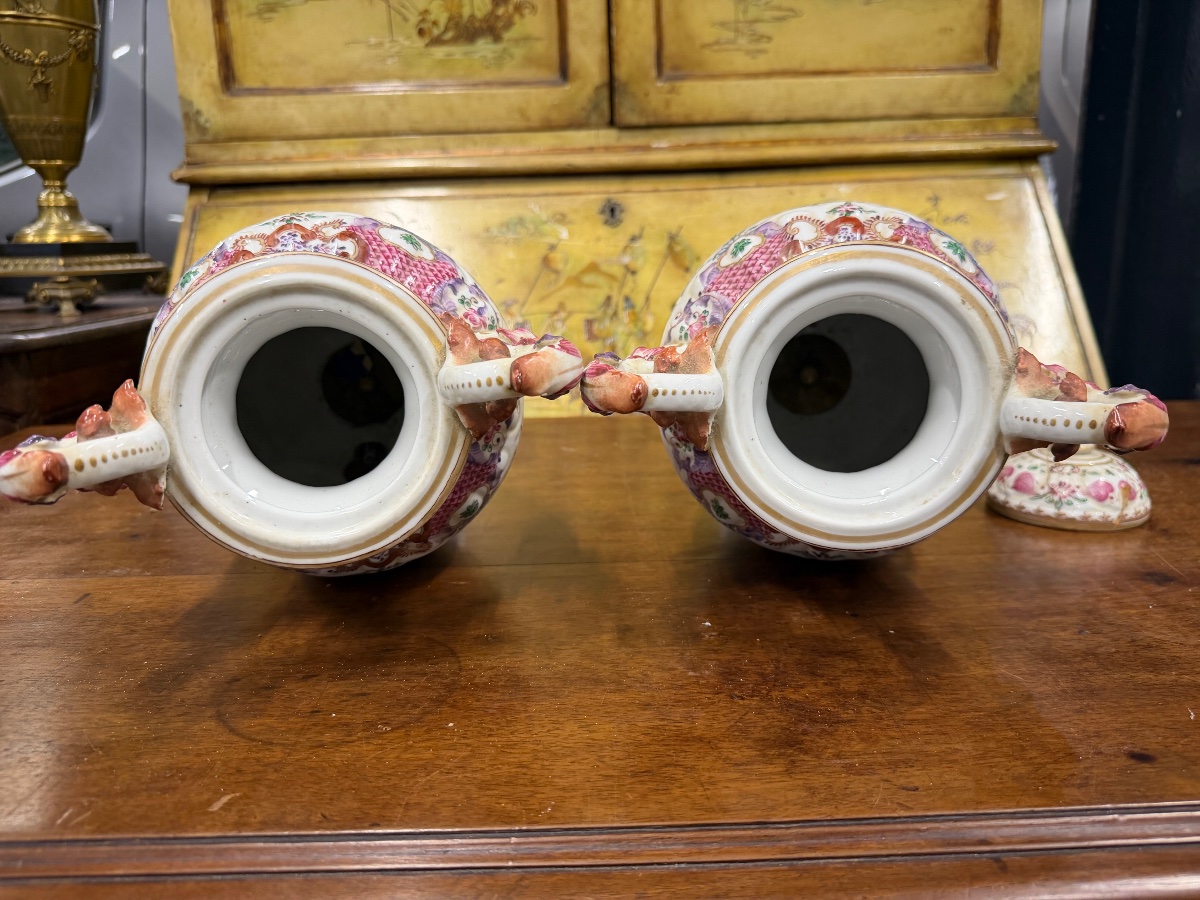 Pair Of Lidded Vases From Samson -photo-4