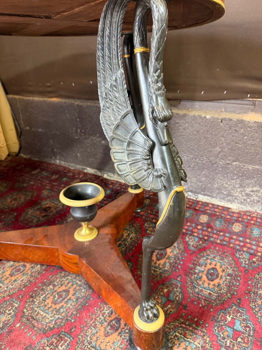 Empire-style Bronze Side Table -photo-4