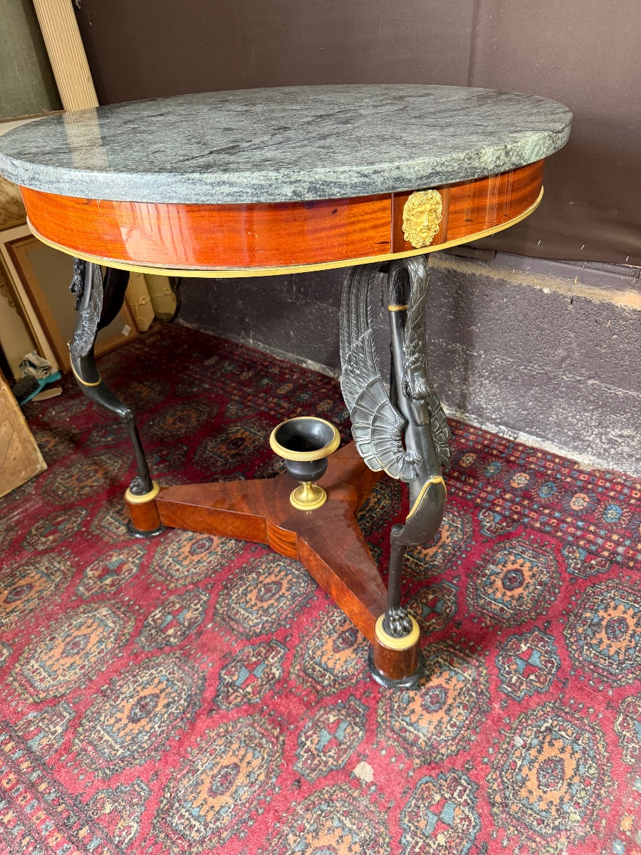 Empire-style Bronze Side Table -photo-3