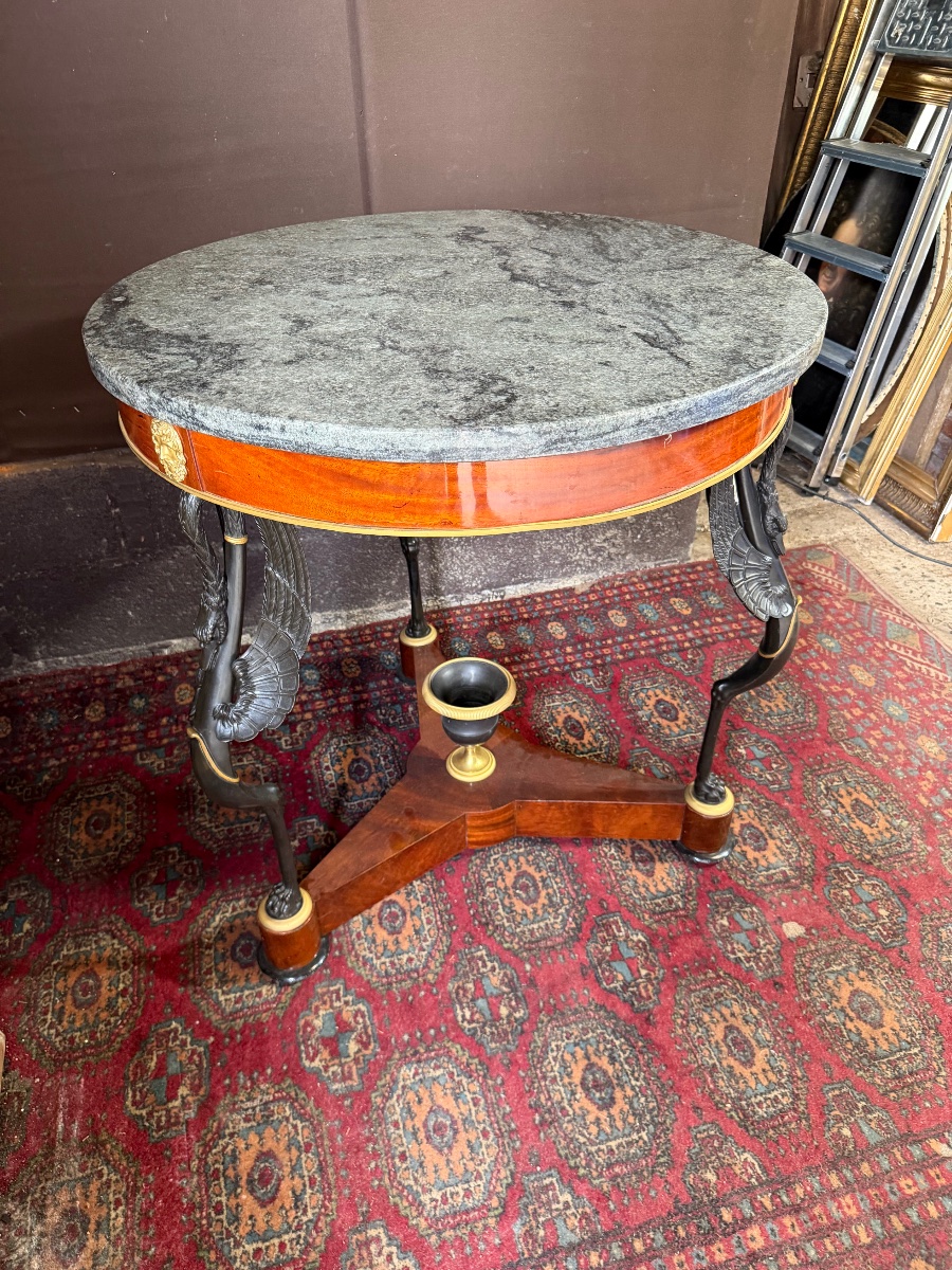 Empire-style Bronze Side Table -photo-4
